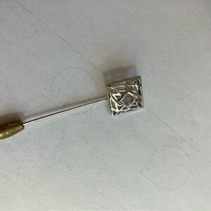 Silver Geometric Pin